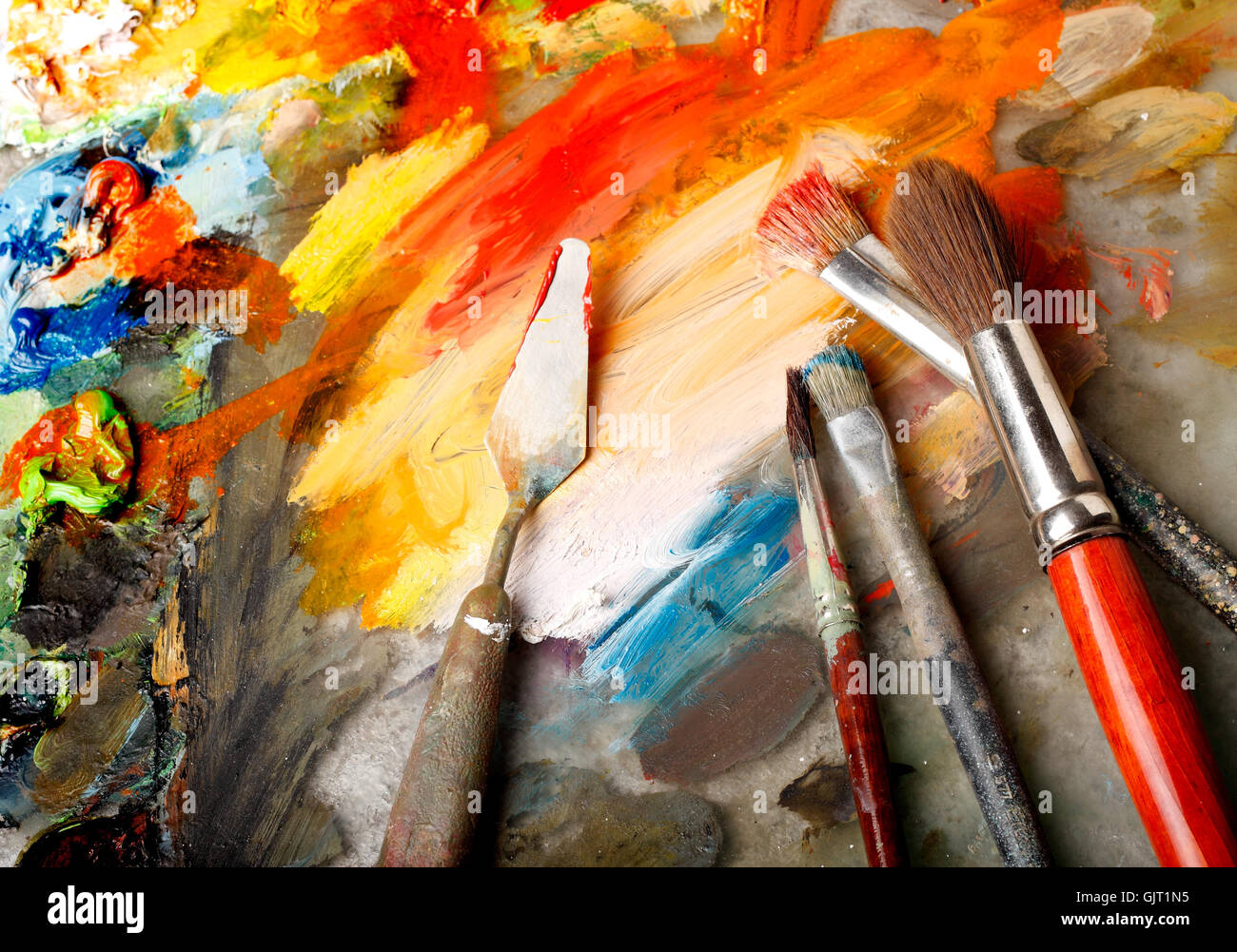 The art of painting hi-res stock photography and images - Alamy