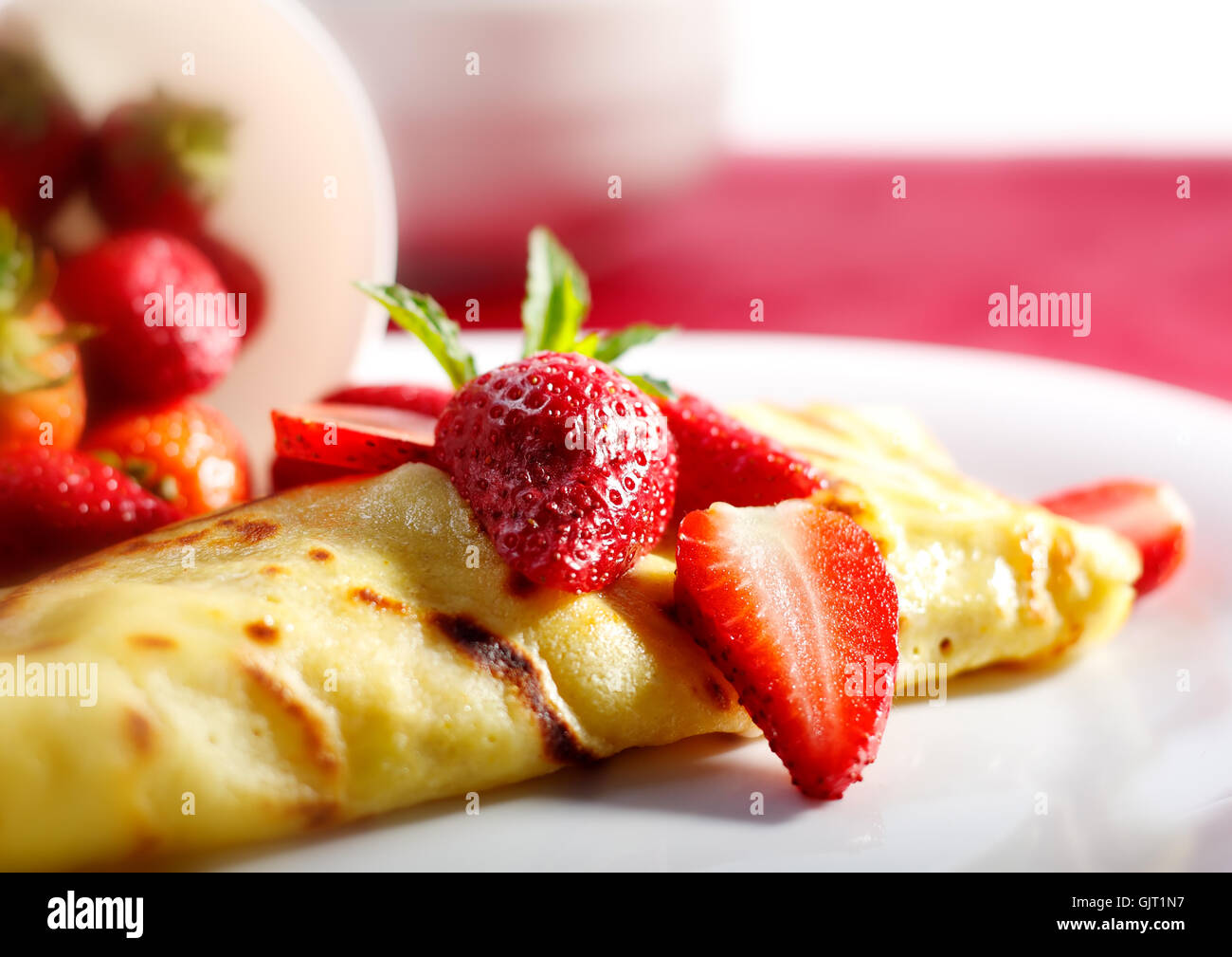 Food product strawberry hi-res stock photography and images - Alamy