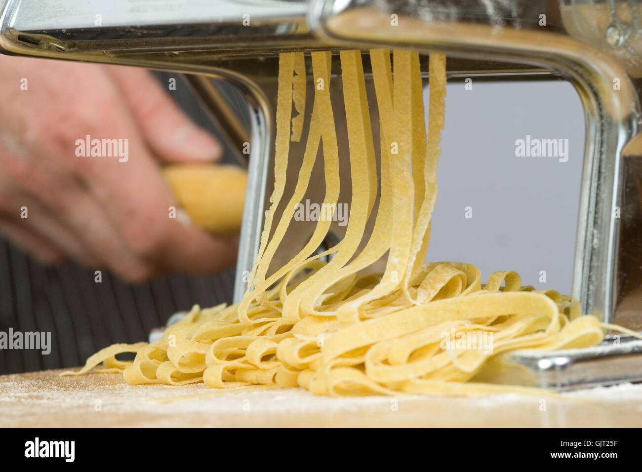 Pasta Ribons Teigfladen hi-res stock photography and images - Alamy