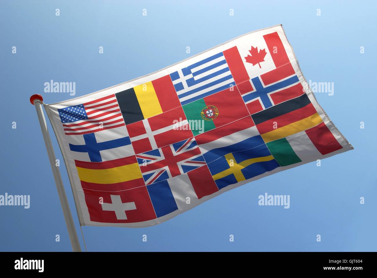 flag flags flagstaff Stock Photo Alamy