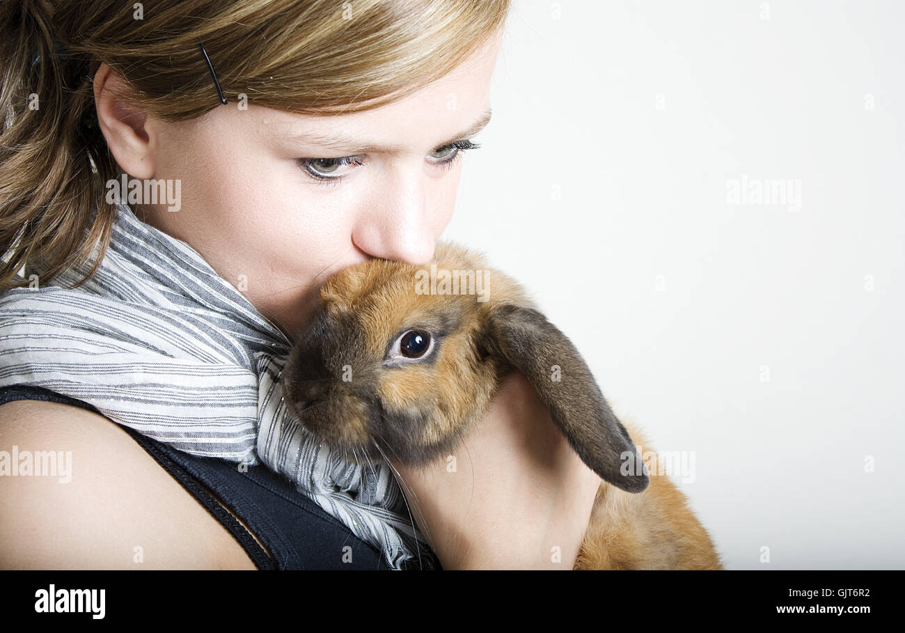 Bulgaria Woman Rabbit Woman in rabbit bunny hi-res stock photography and images - Alamy