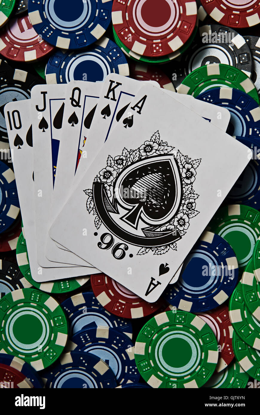 casino game of chance gambling Stock Photo