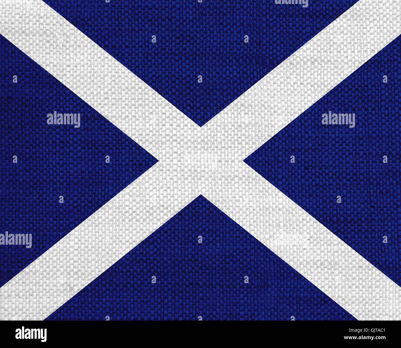 Flag on old linen Stock Photo - Alamy