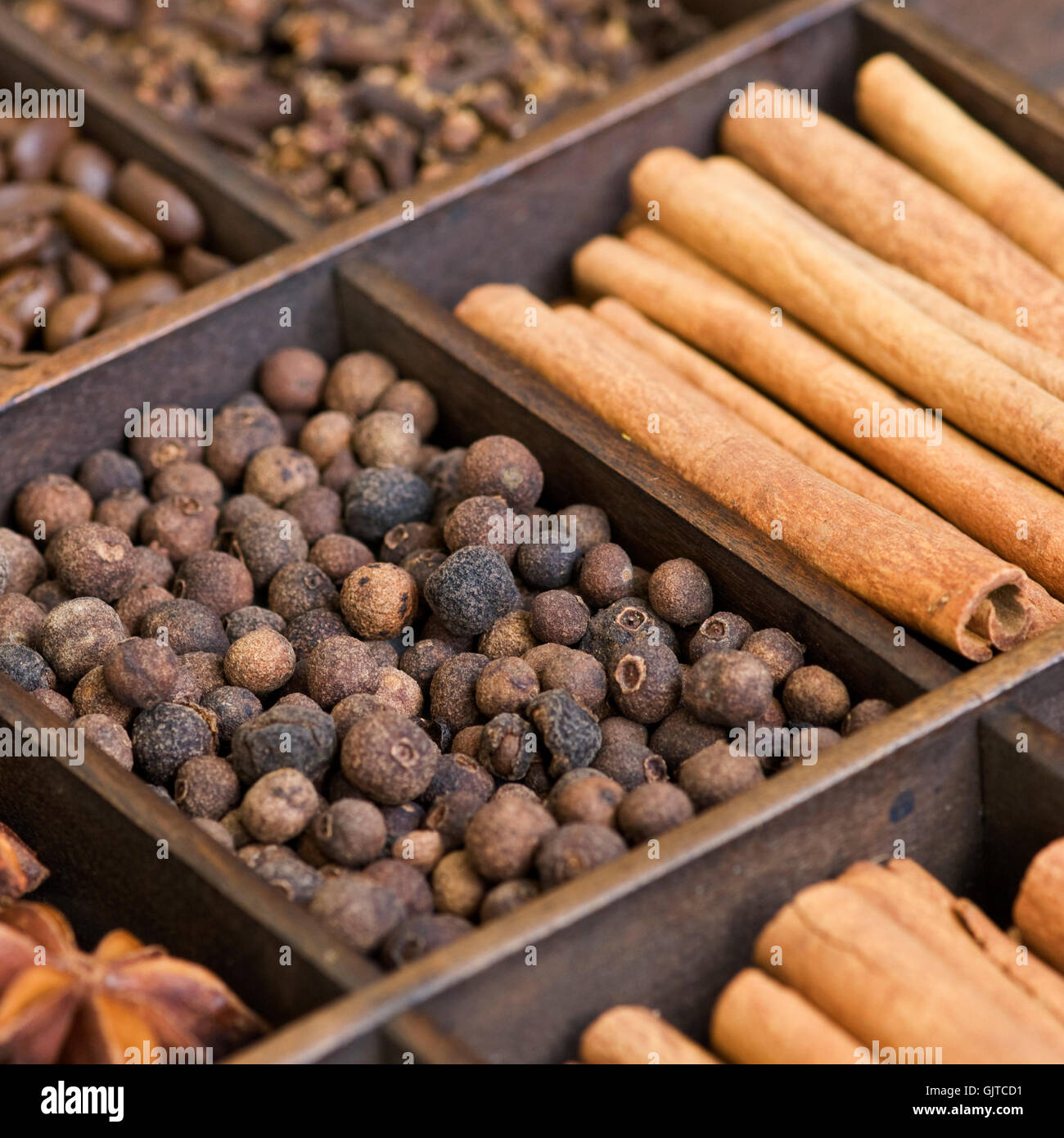 spice assortment pimento Stock Photo Alamy