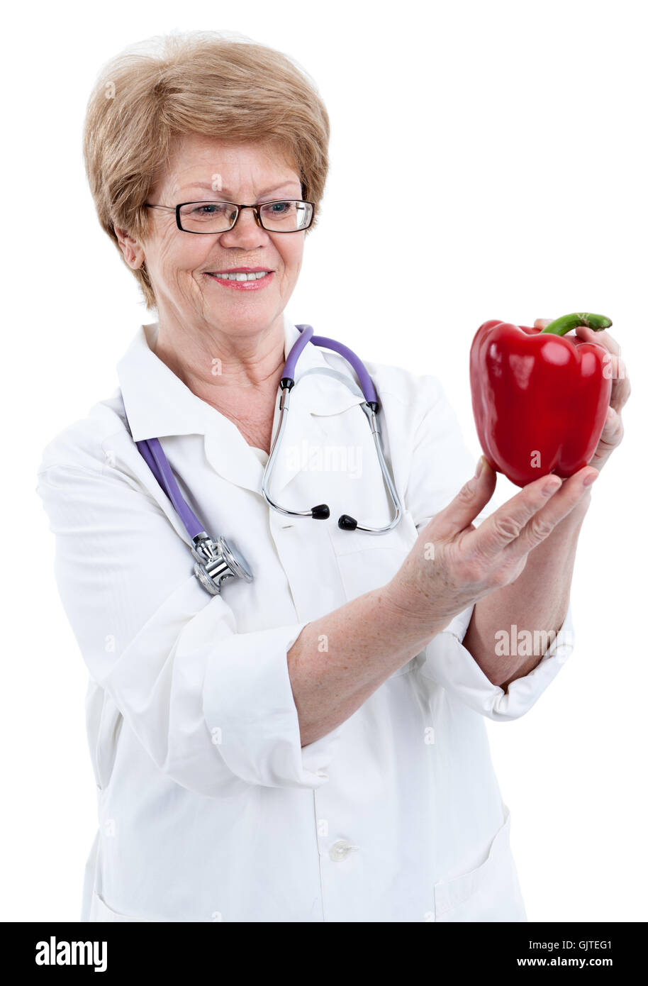 Heart doctor senior woman hi-res stock photography and images - Alamy
