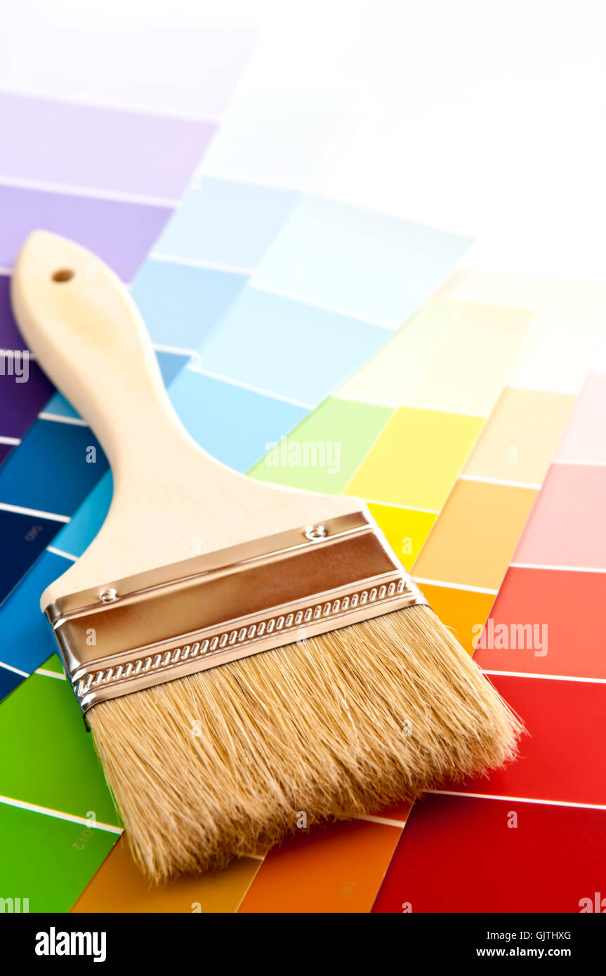 tools painting brush Stock Photo Alamy