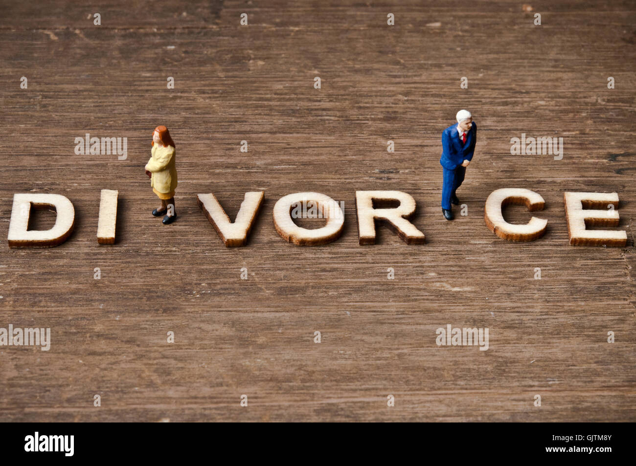 divorce concept Stock Photo