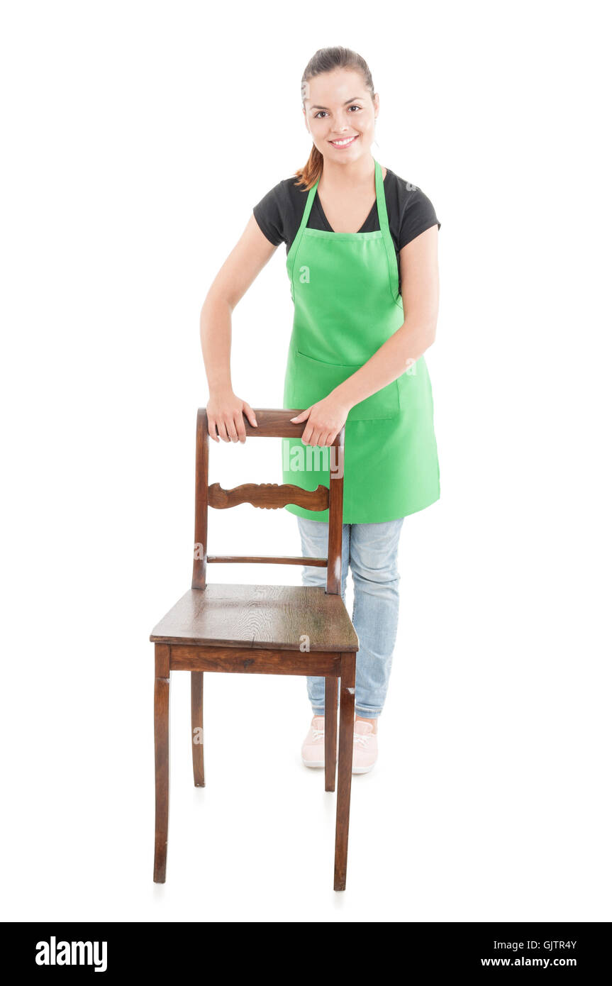 Green apron hi-res stock photography and images - Alamy