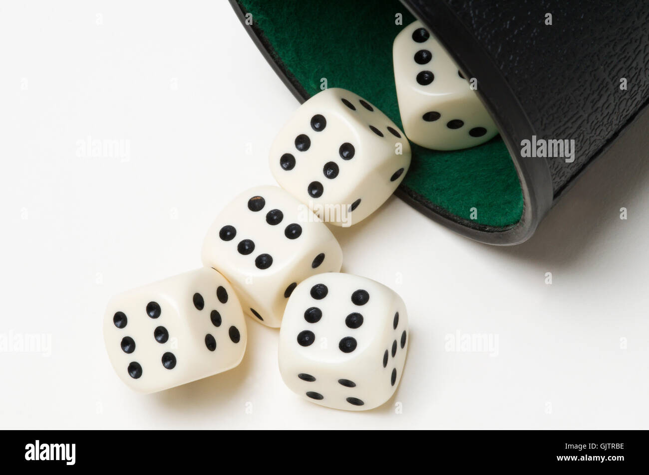 Blank Dice Isolated On White Background Stock Photo, Picture and Royalty  Free Image. Image 78205771.