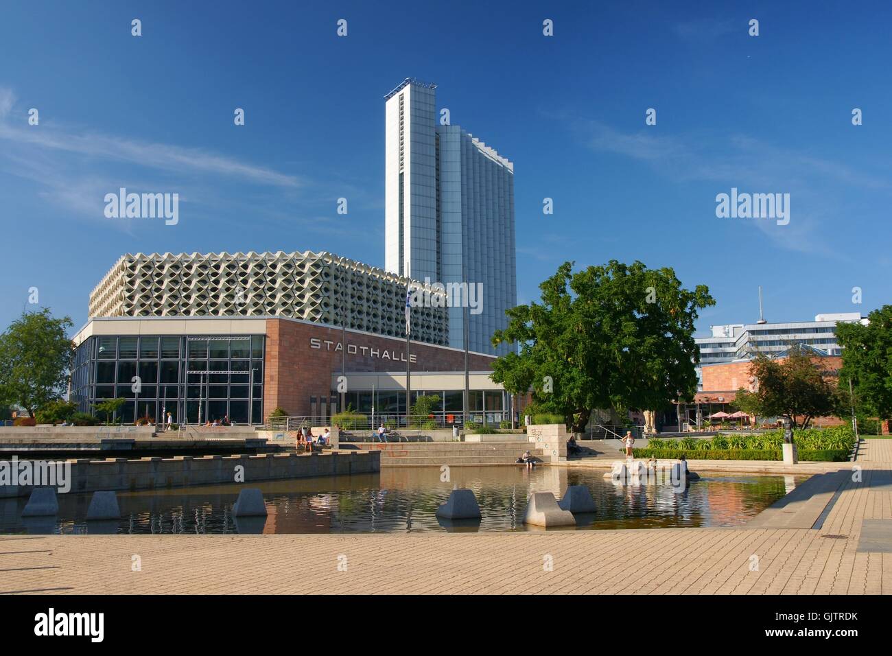 stadthalle chemnitz Stock Photo