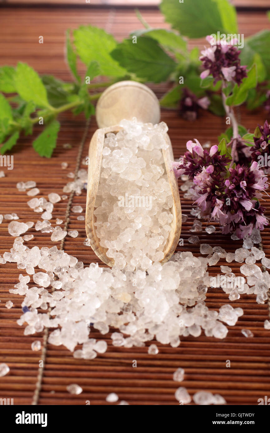 salt flavour wellness Stock Photo