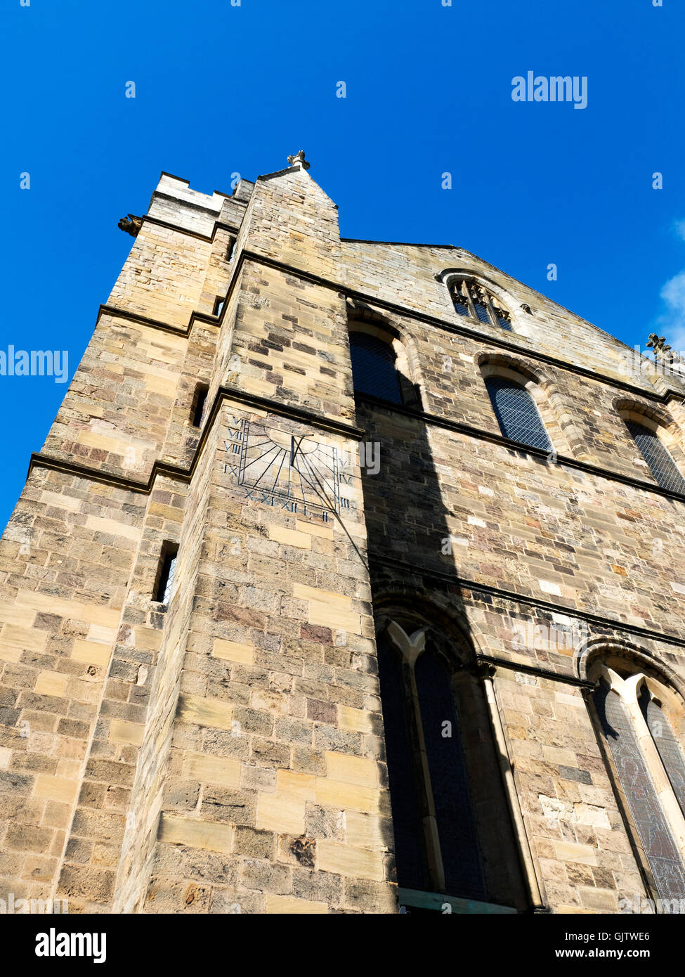 Sundial on the South Transept of the Cathedral at Ripon North Yorkshire England Stock Photo