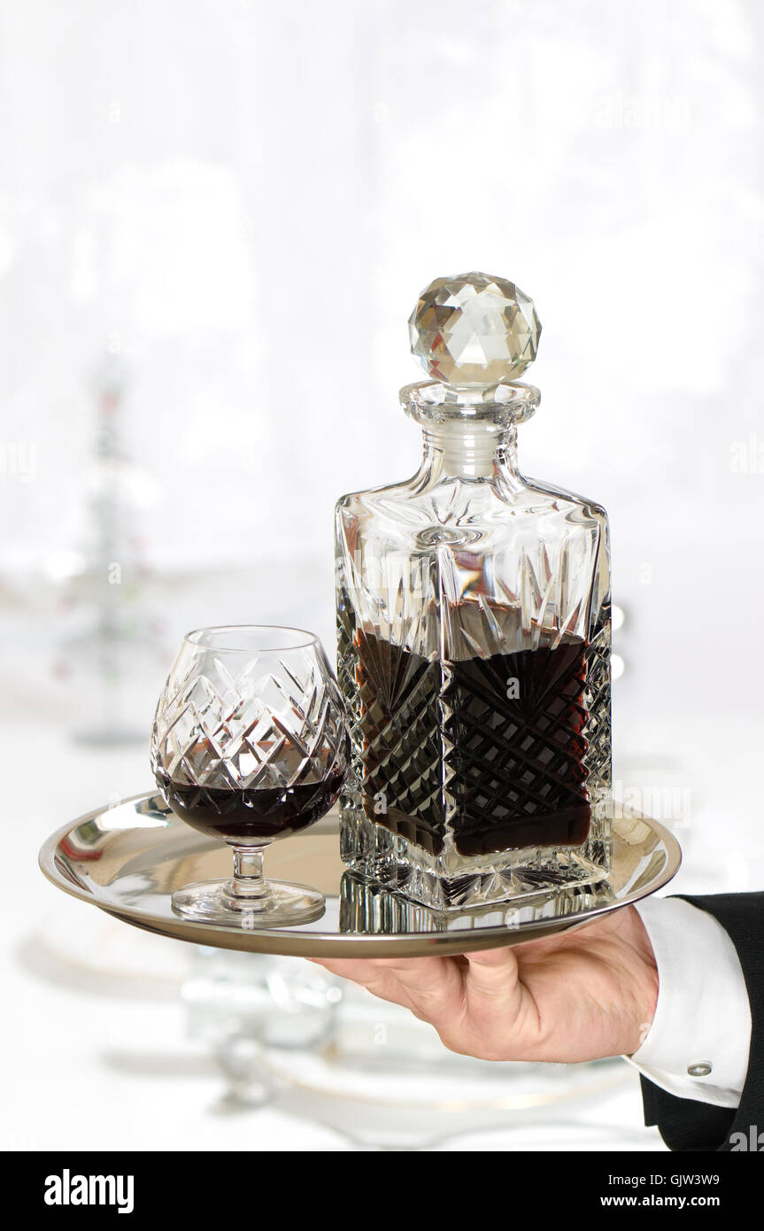 Waiter tray hi-res stock photography and images - Alamy