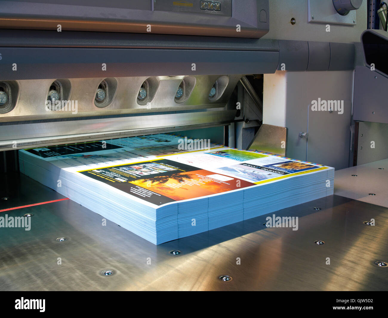 printer offset cutting Stock Photo Alamy