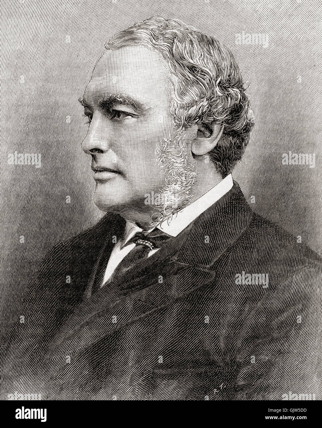 Henry James, 1st Baron James of Hereford, 1828 – 1911, aka Sir Henry James between 1873 and 1895.  Anglo-Welsh lawyer and statesman. Stock Photo