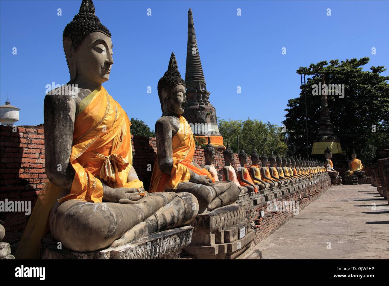 temple statue asia Stock Photo