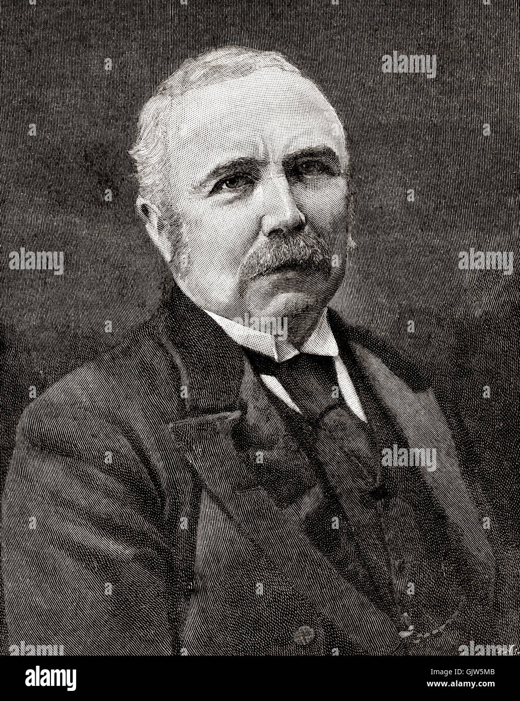 Sir Henry Campbell-Bannerman, 1836 – 1908.  British Liberal Party politician and Prime Minister of the United Kingdom. Stock Photo