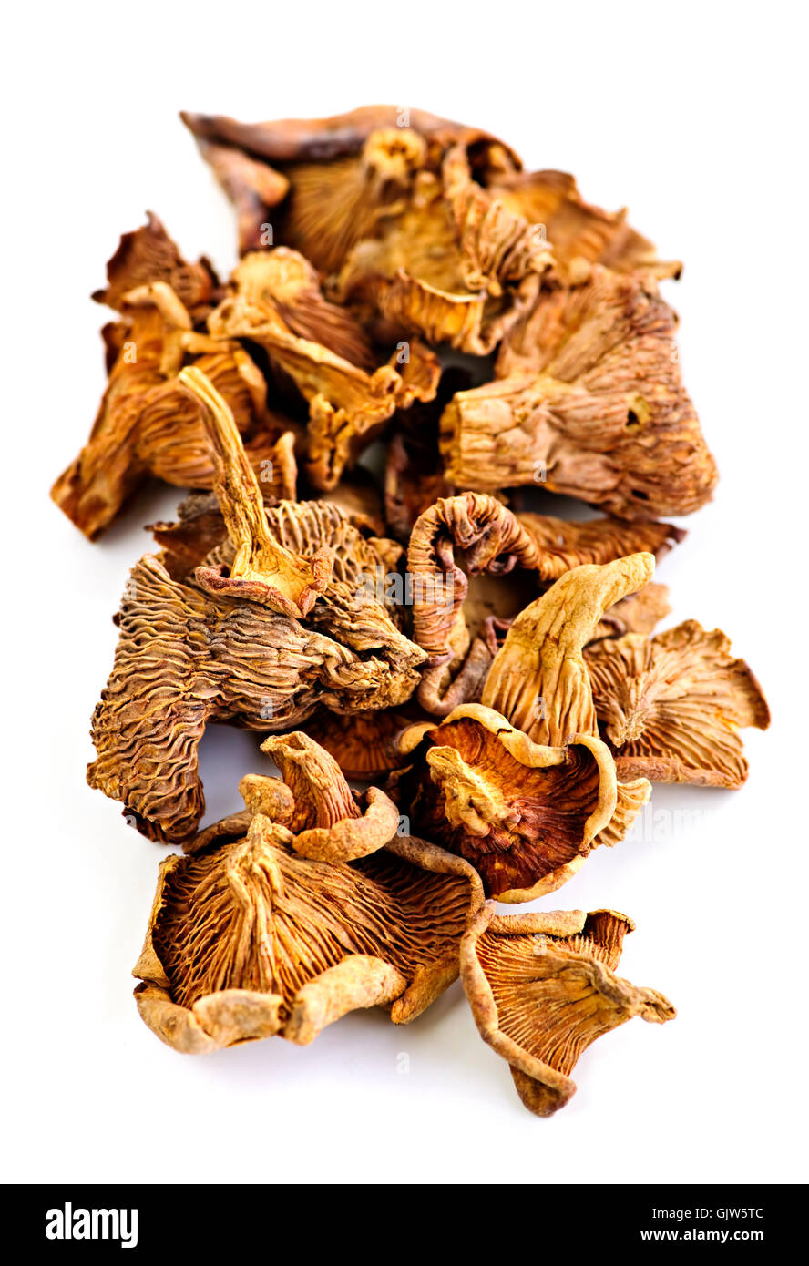 mushrooms dried vegetarian Stock Photo