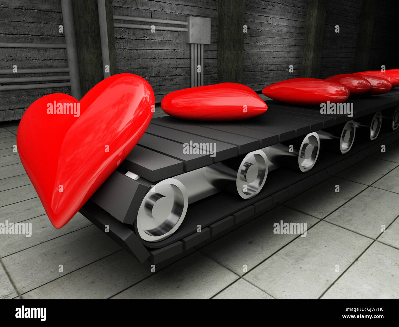 illustration work factory Stock Photo - Alamy