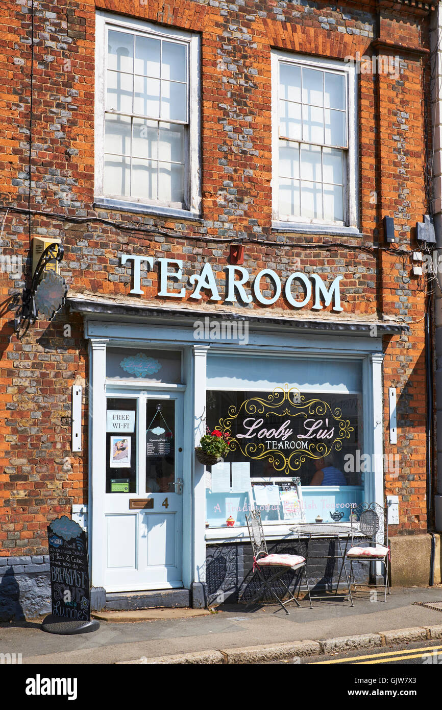 Tearoom, West Street Buckingham Buckinghamshire UK Stock Photo