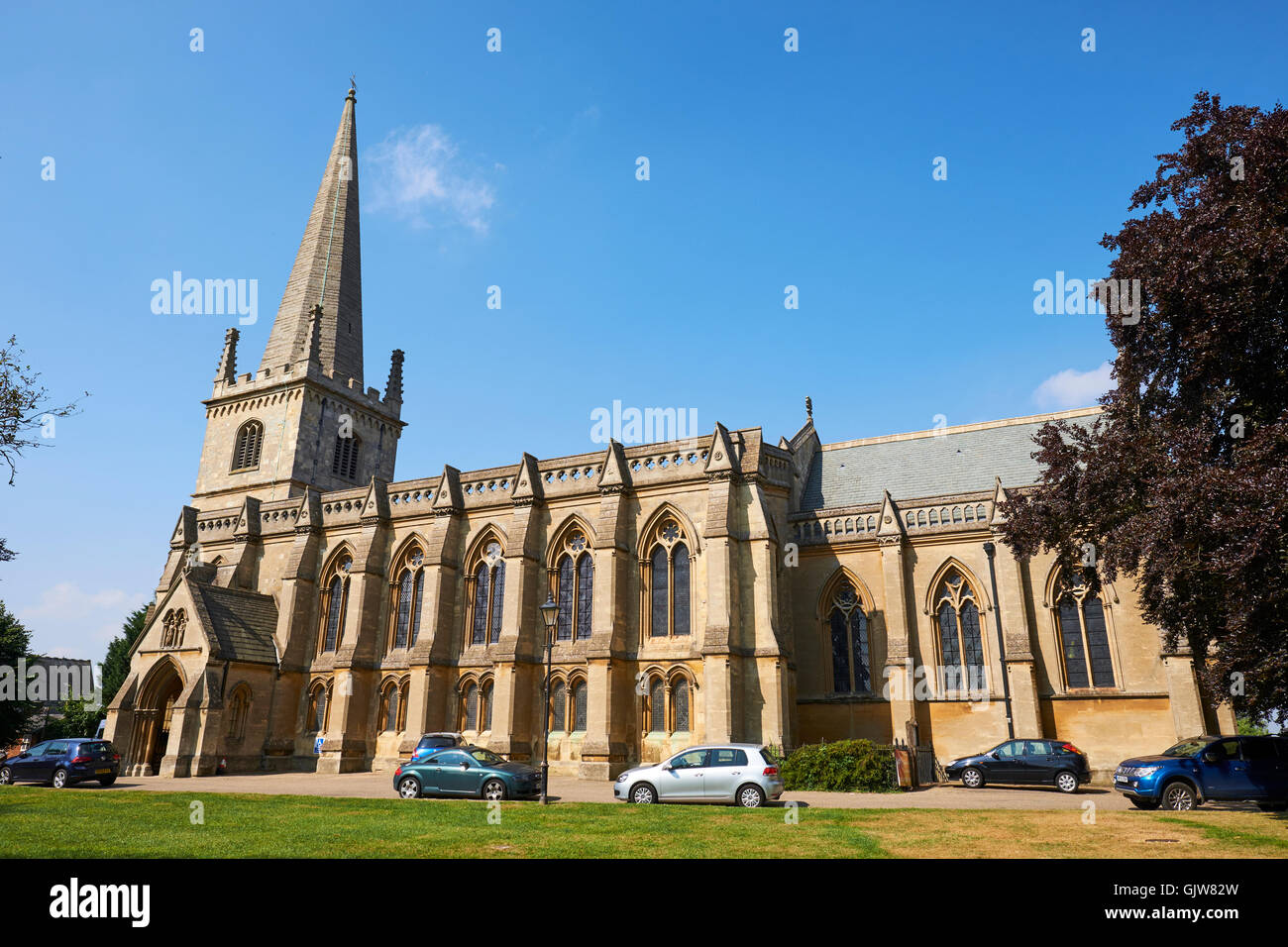 St Peter & St Pauls Parish Church Castle Street Buckingham Buckinghamshire UK Stock Photo