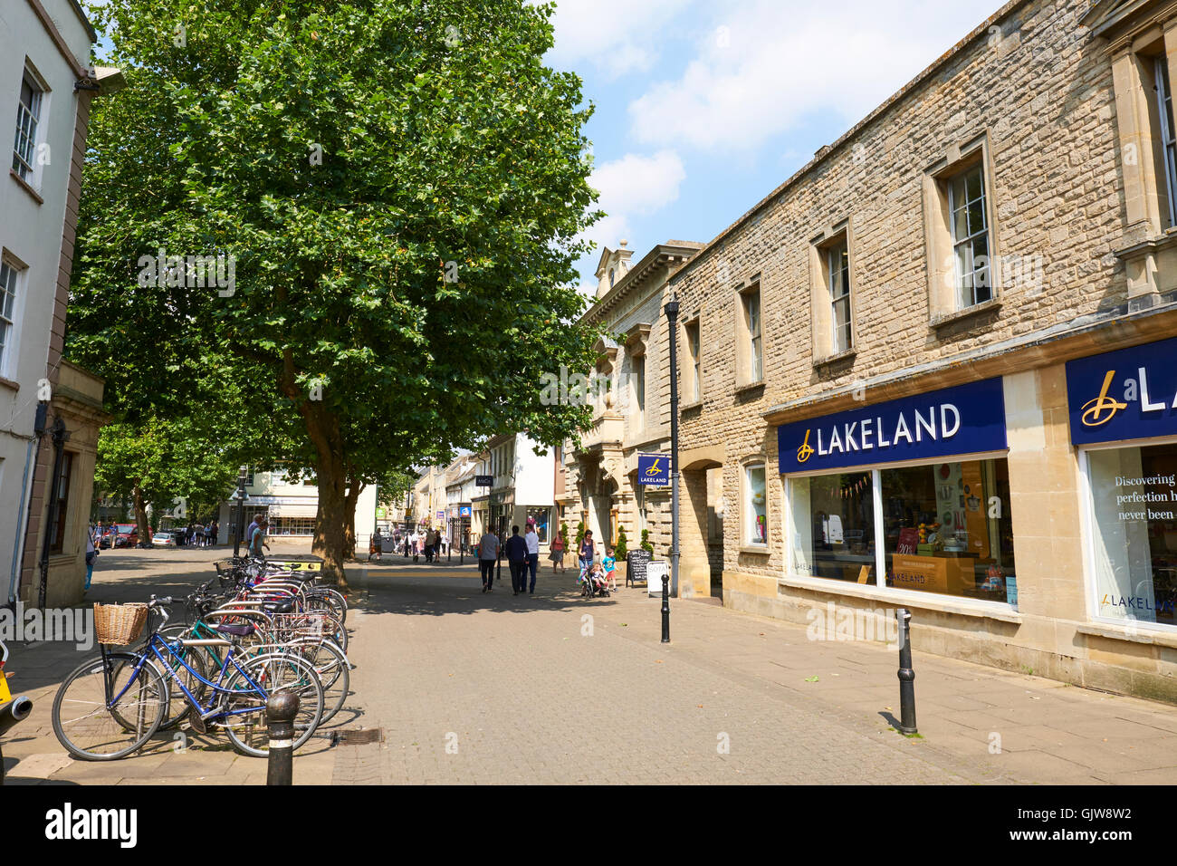 Market Square Witney Oxfordshire UK Stock Photo Alamy