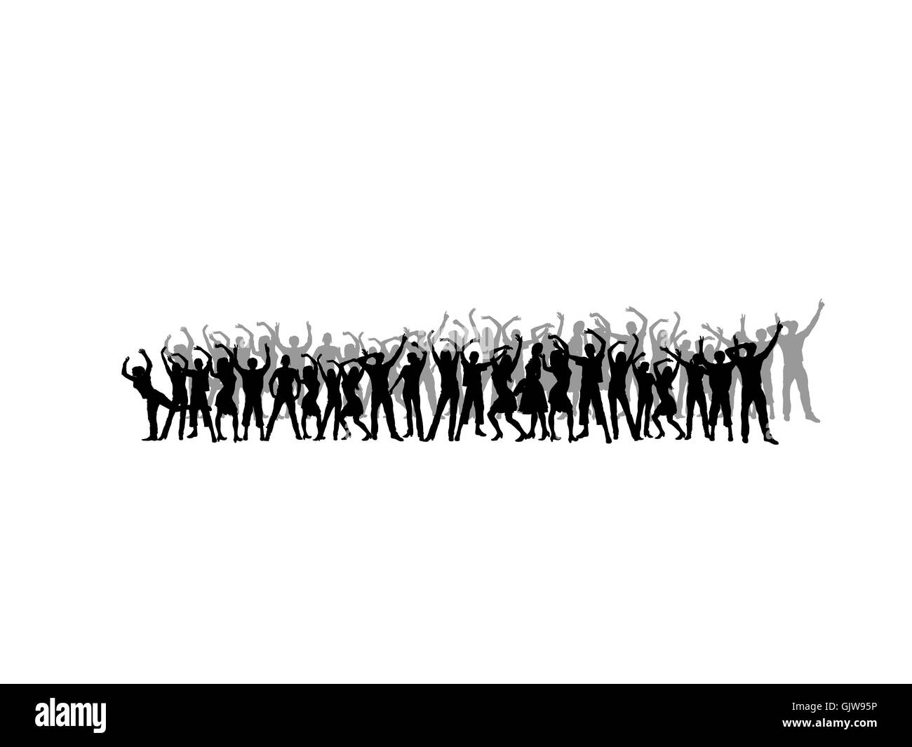 Large Group Of People Stock Photo Alamy