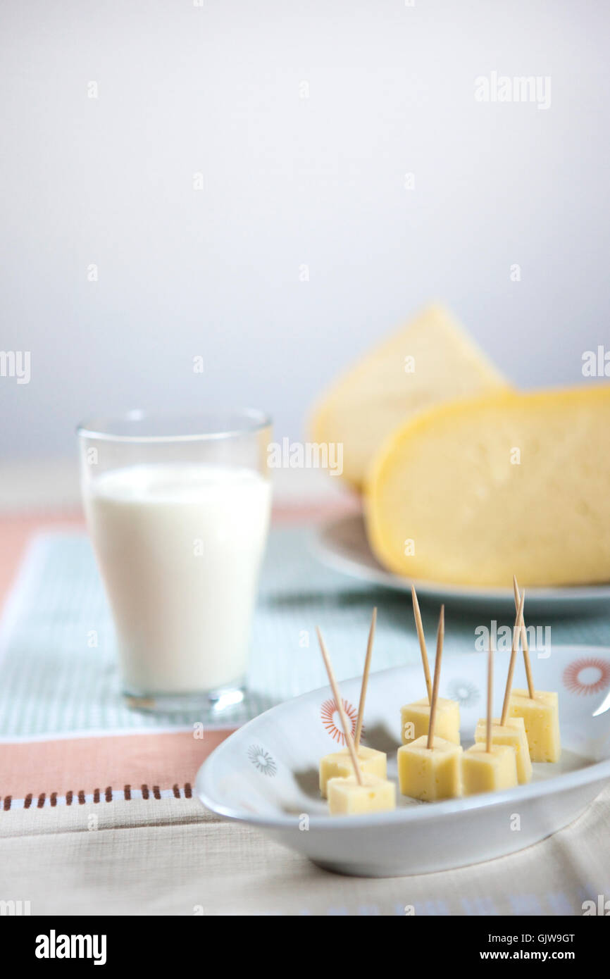 agriculturally milk cheese Stock Photo