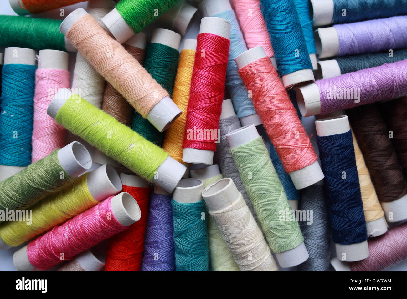 sew threads cotton Stock Photo Alamy