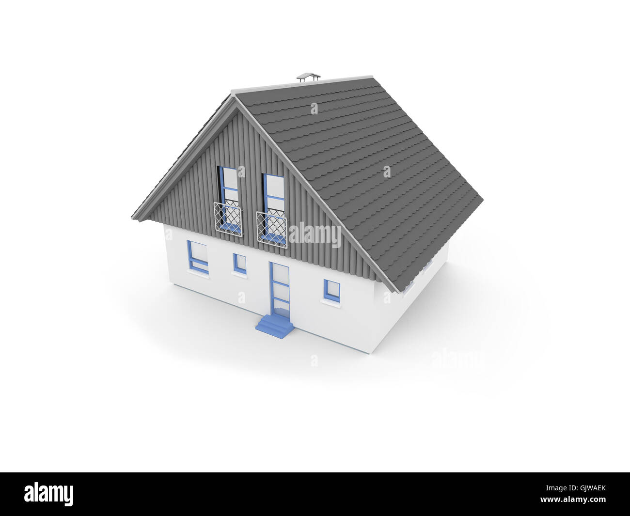 house building isolated Stock Photo - Alamy