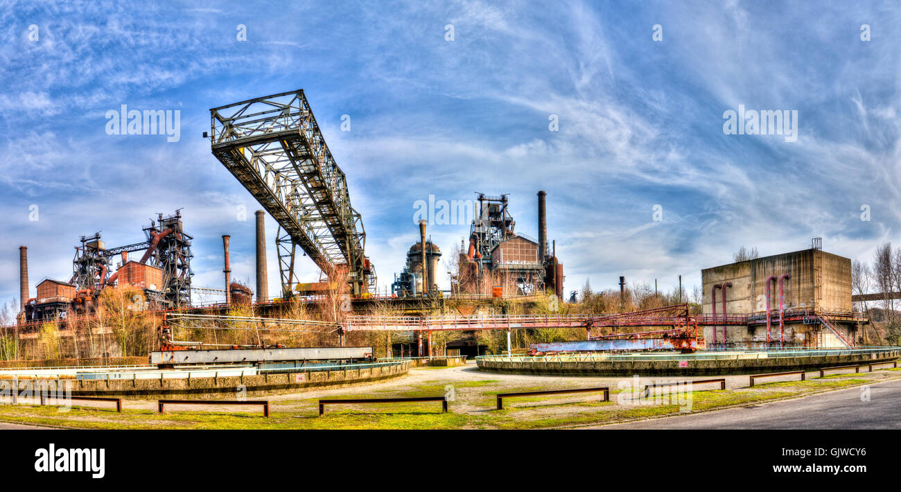 landscape park duisburg Stock Photo