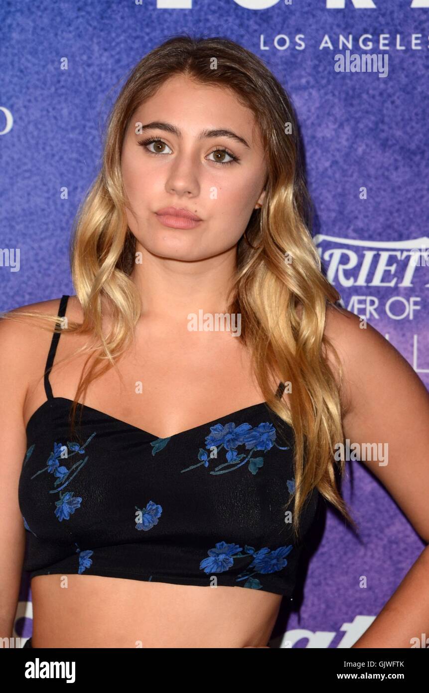Los Angeles, CA, USA. 16th Aug, 2016. Lia Marie Johnson at arrivals for ...