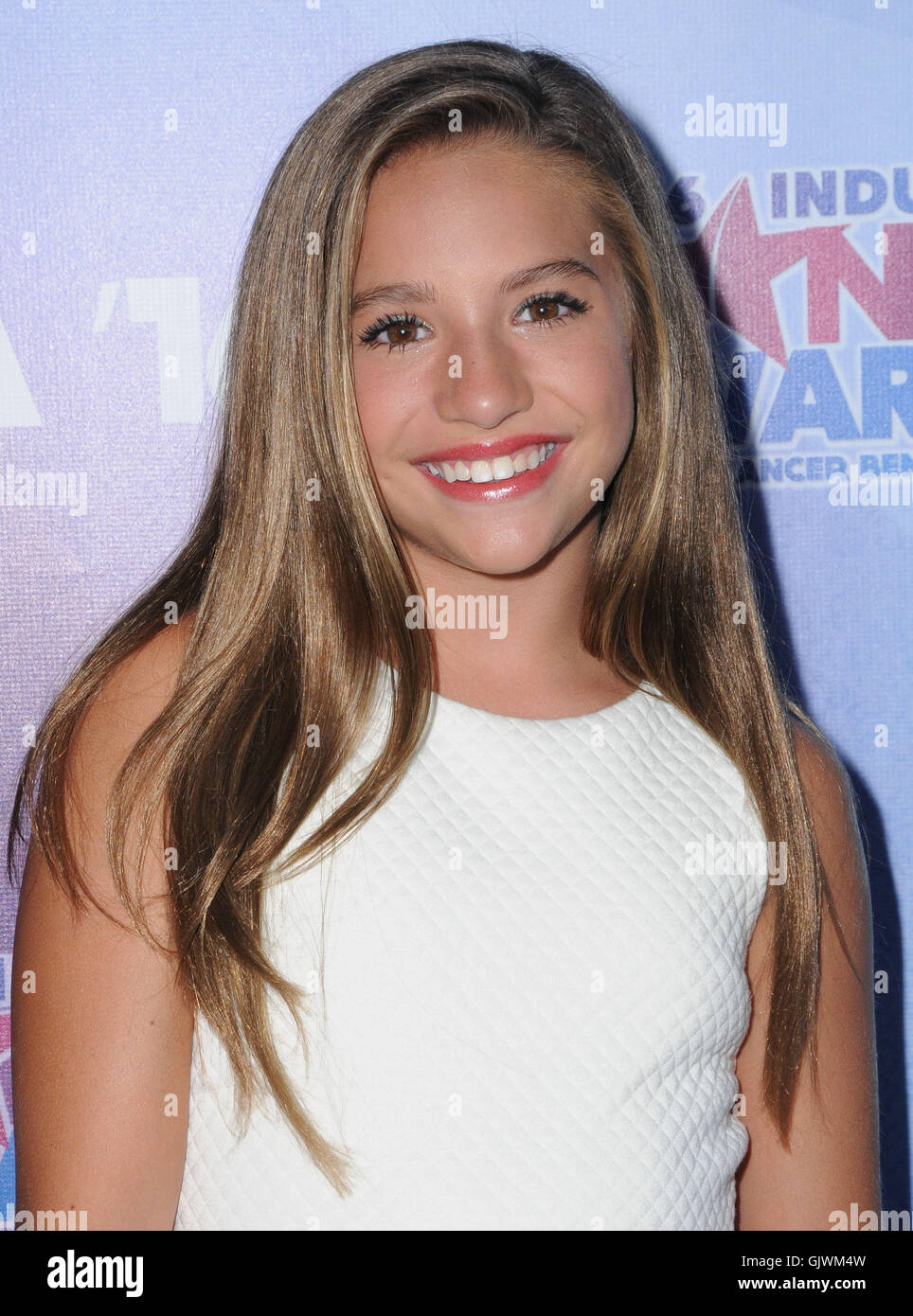 Hollywood, CA, USA. 17th Aug, 2016. 17 August 2016 - Hollywood, California. Mackenzie Ziegler. 2016 Industry Dance Awards & Cancer Benefit Show held at the Avalon. Photo Credit: Birdie Thompson/AdMedia Credit:  Birdie Thompson/AdMedia/ZUMA Wire/Alamy Live News Stock Photo