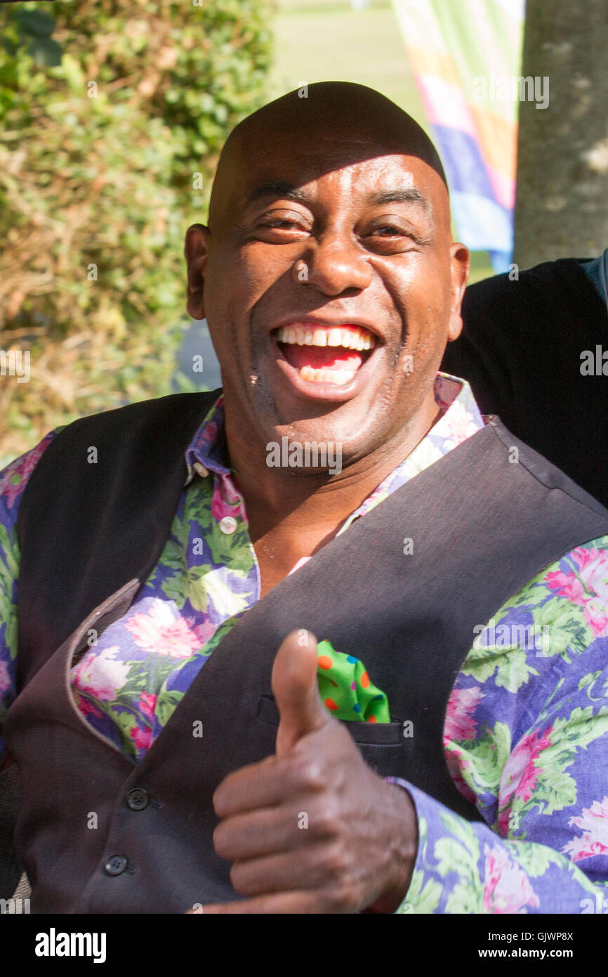 Ainsley Harriott opens Southport Flower Show, 18 Aug 2016 Celebrity