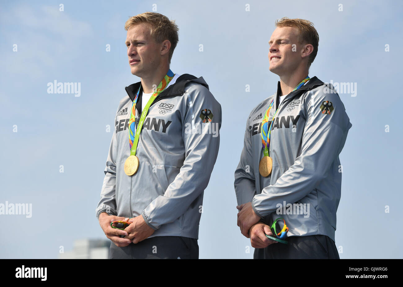 Rio de Janeiro, Brazil. 18th August, 2016. Max Rendschmidt (L) and ...