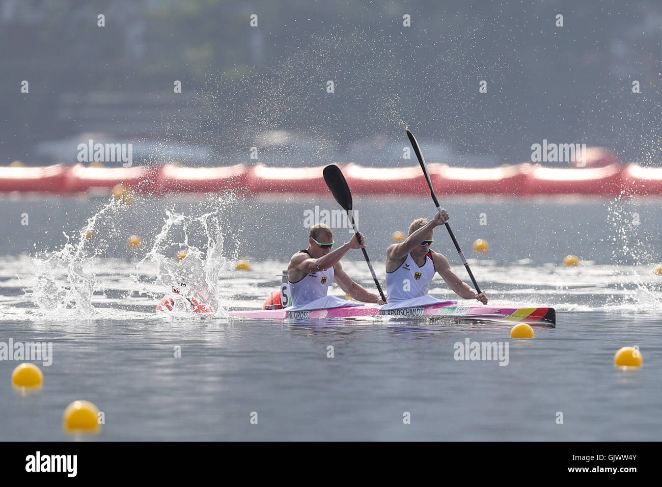 Rio De Janeiro, Brazil. 18th Aug, 2016. Germany's Max Rendschmidt and ...