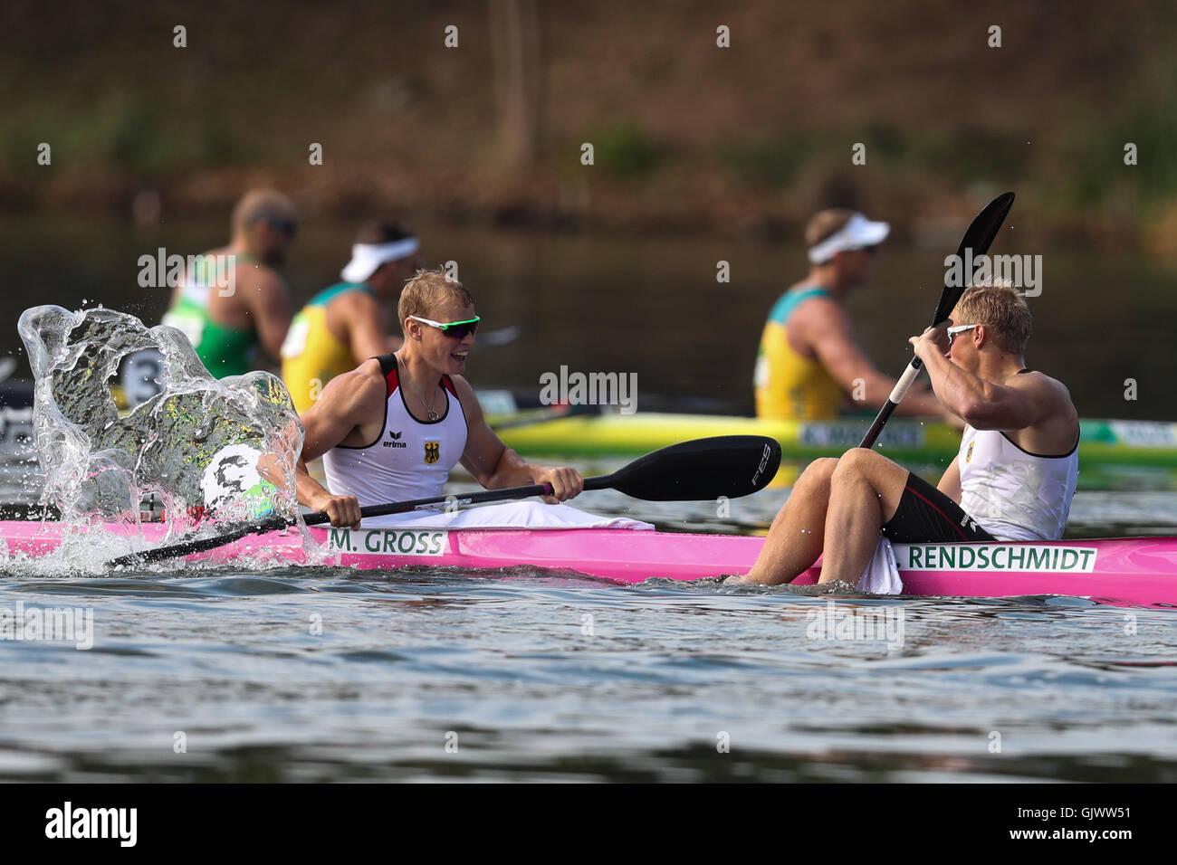 Rio De Janeiro, Brazil. 18th Aug, 2016. Germany's Max Rendschmidt and ...