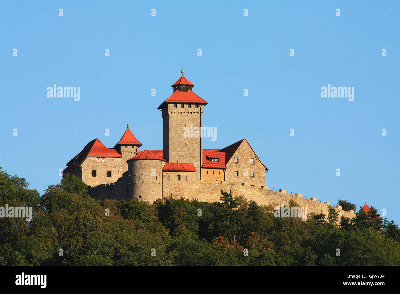 fortress thuringia chateau Stock Photo - Alamy