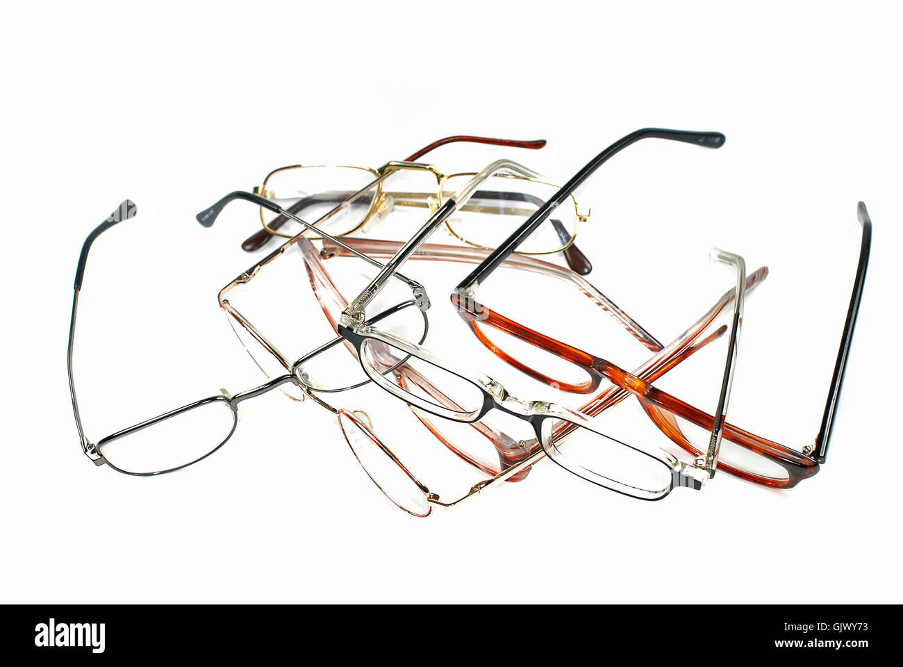 spectacles glasses eyeglasses Stock Photo