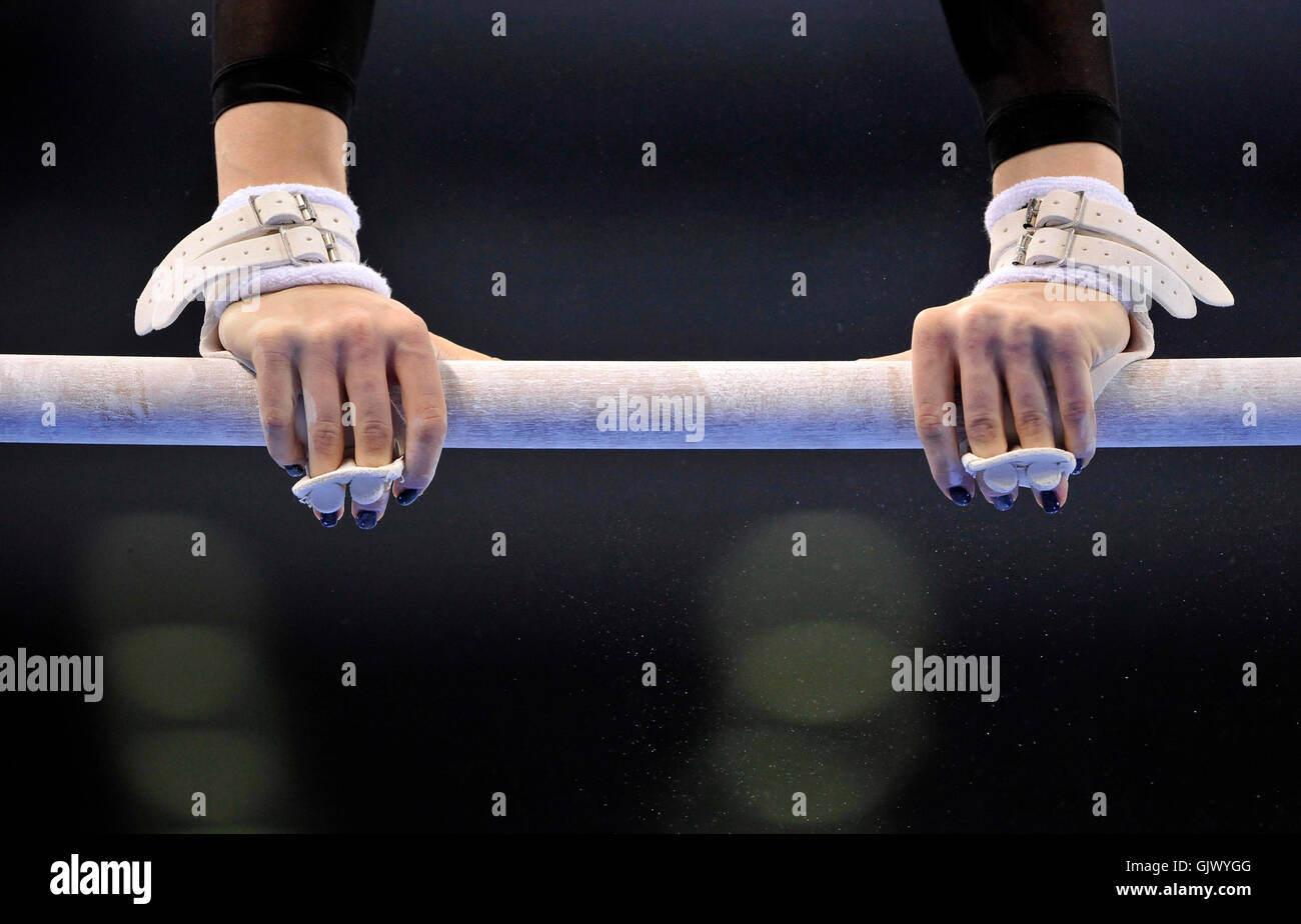 to practise gymnastics hand hands Stock Photo Alamy