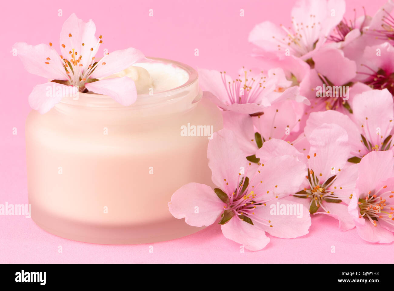 face cream pink Stock Photo Alamy