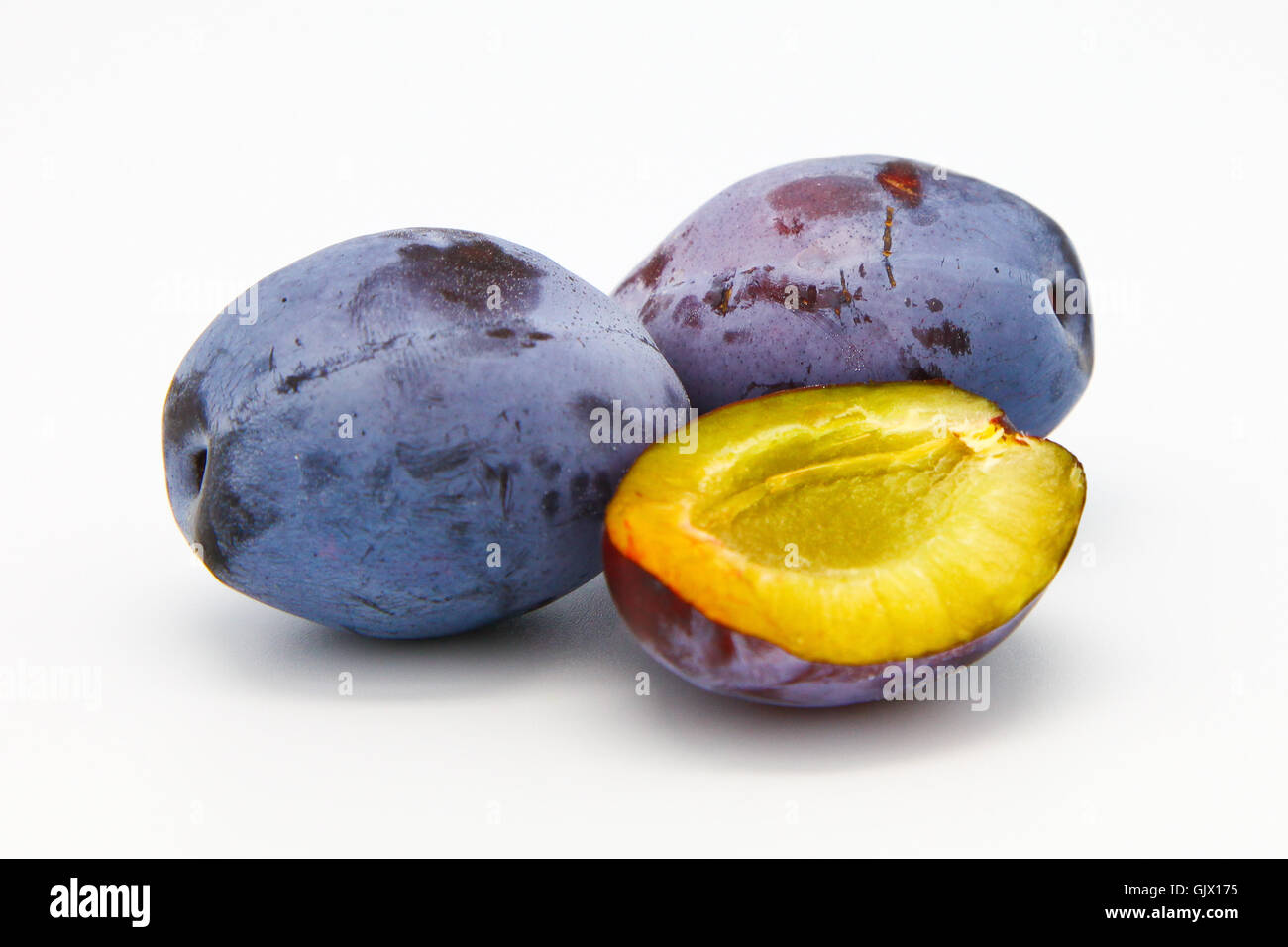 blue progenies fruits Stock Photo