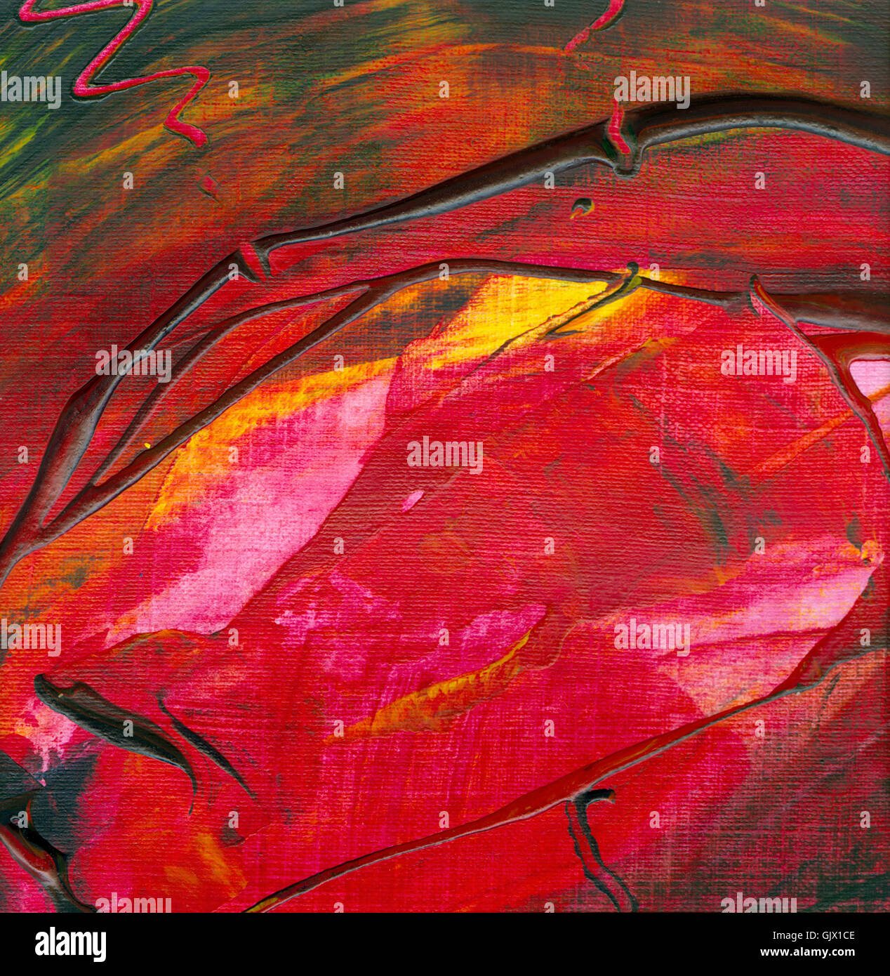 Red and green painting hi-res stock photography and images - Alamy