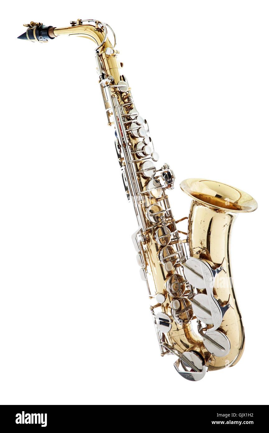 music saxophone measure Stock Photo