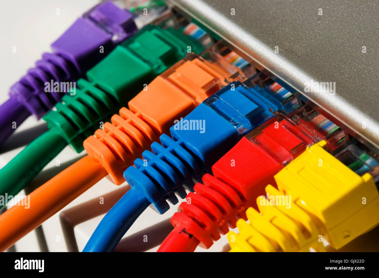 Conduit Cw Computer cable current conduction computers Stock Photo - Alamy