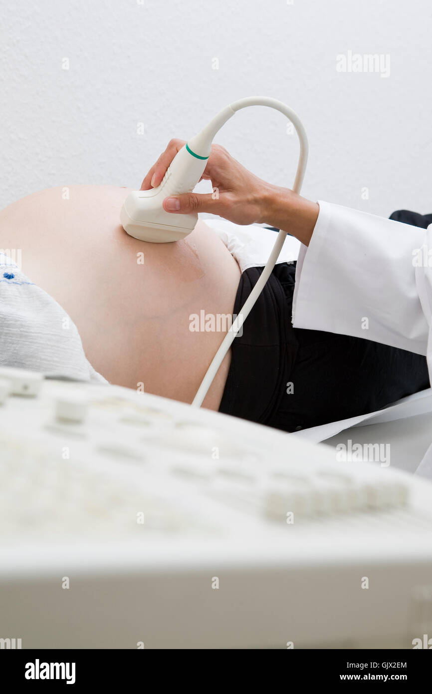 ultrasound scan Stock Photo