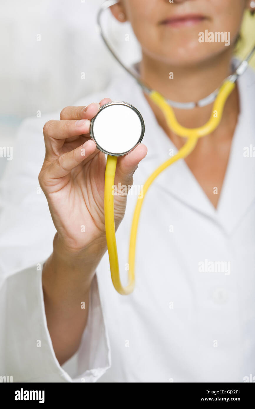 Female doctor stethoscope hand hi-res stock photography and images - Alamy