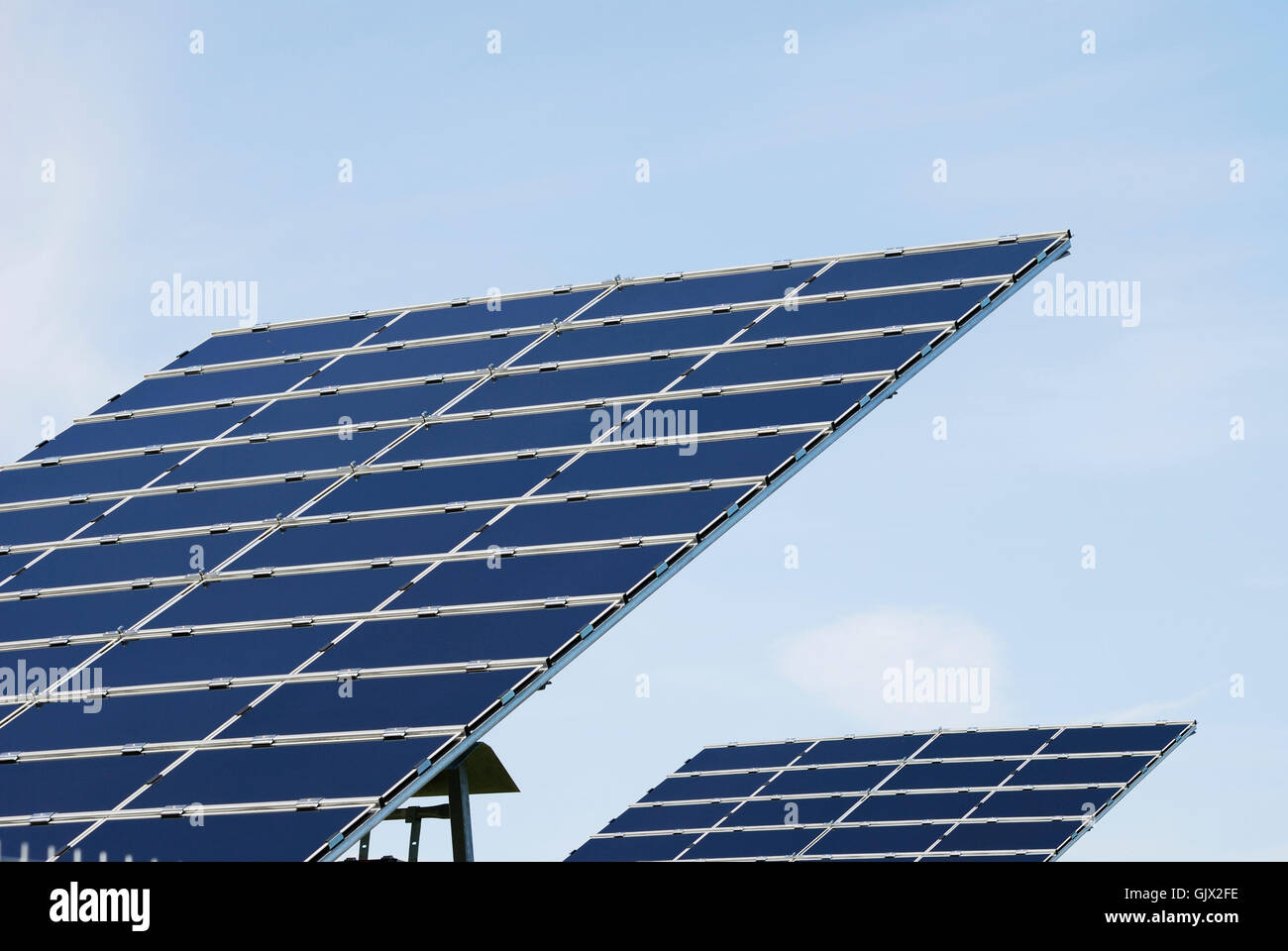 ecological renewable photovoltaic Stock Photo