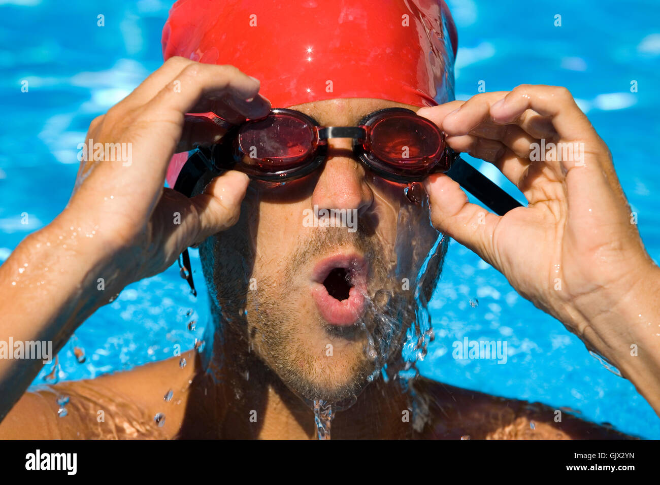sport sports swimming Stock Photo