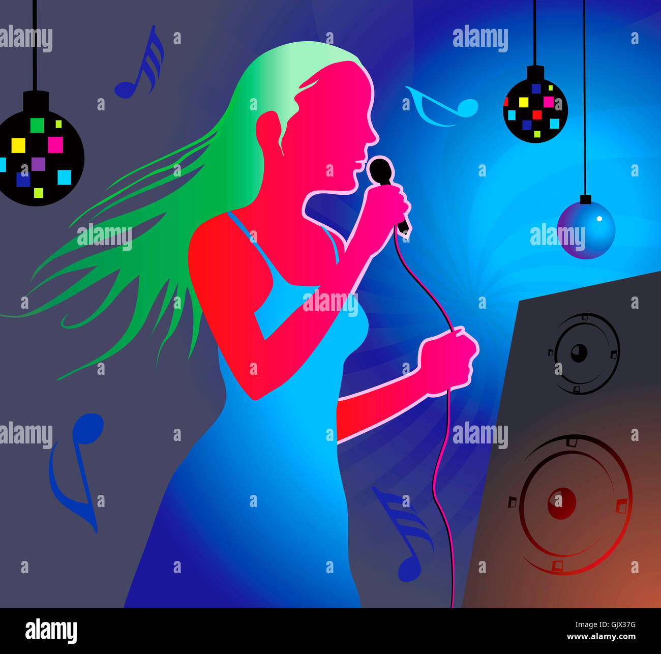 music fashion female Stock Photo Alamy